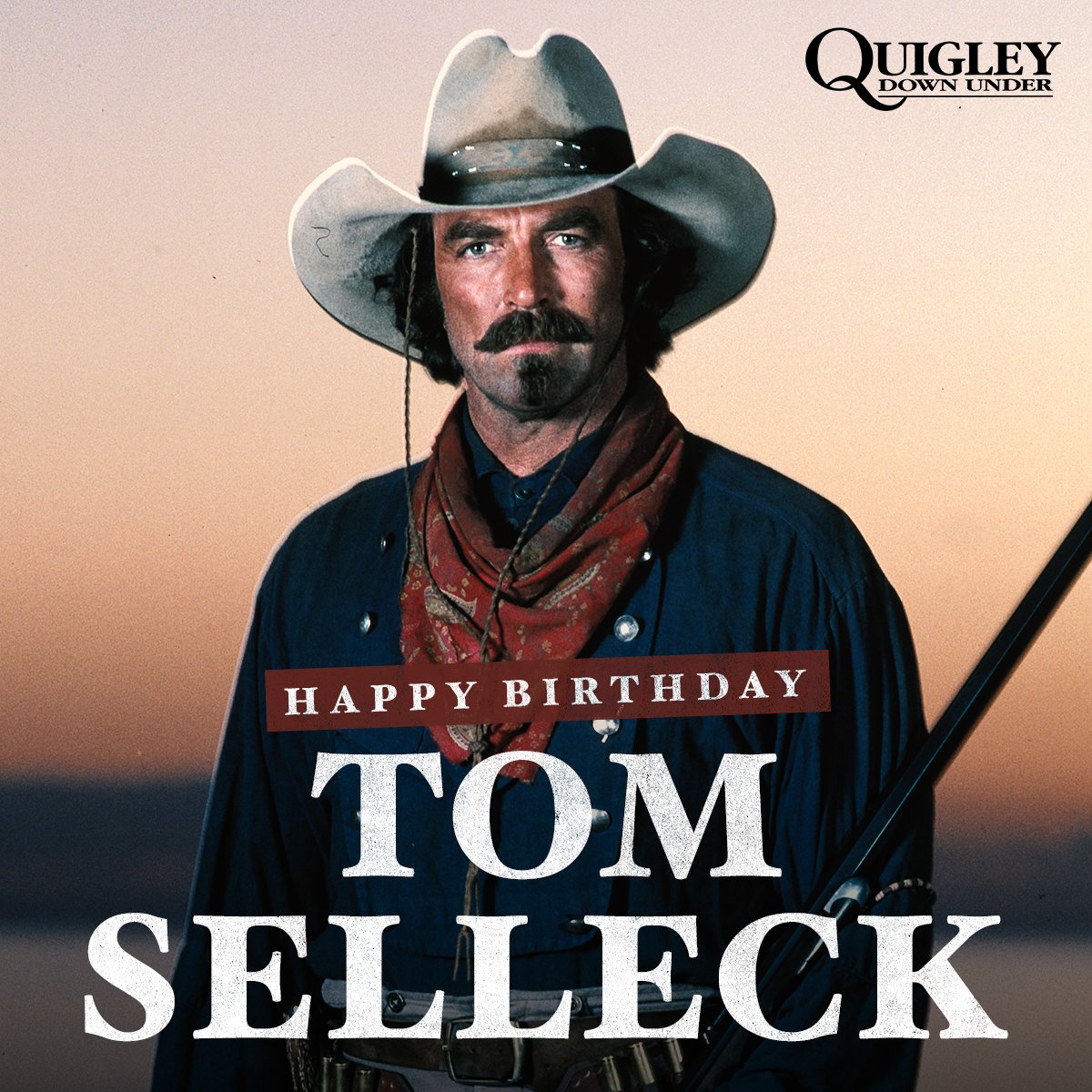 Happy Birthday to the man with the mythical mustache, Tom Selleck! 