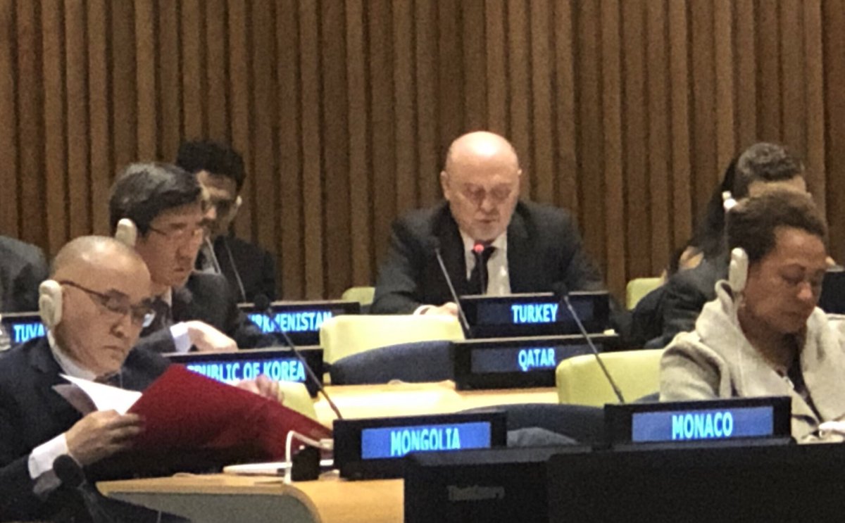 TC_BMDT's tweet image. Amb. Sinirlioğlu at #IGN on #SCReform: Reform process should go beyond the individual national aspirations of States. It is time to work together constructively and achieve the widest possible agreement.