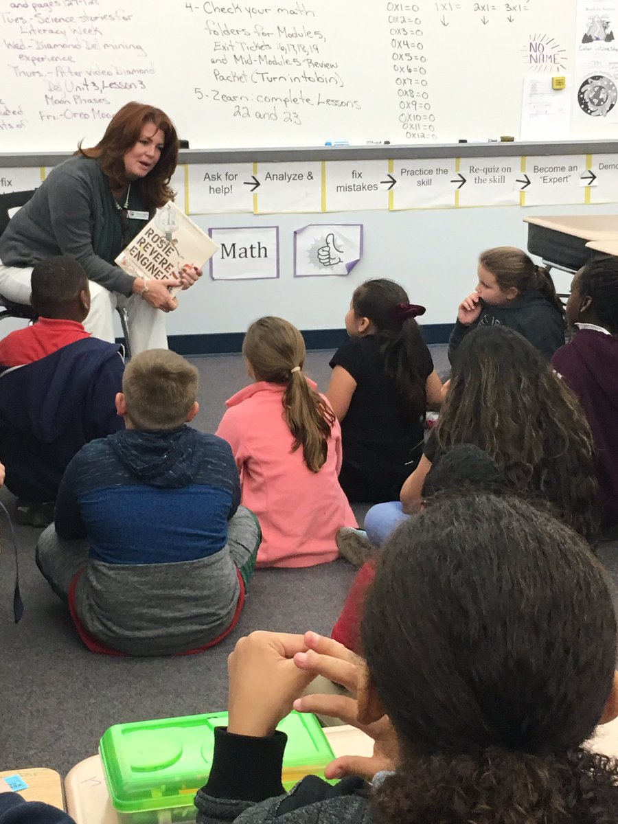 a__crawford's tweet photo. Thrilled to have Dr. Conklin as a guest reader today at Wadsworth doing what she does best: inspiring us to dream big and work our dreams!! #FuturePilots #Dream #Inspire @conklin4kids @FlaglerSchools @WESPANTHER https://t.co/hCi2MQ43pq