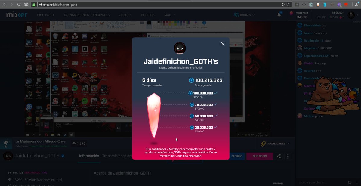 Nuevo World Record en <a href="/WatchMixer/">Mixer</a> llenando todo el cristal en menos de 1 hora :D
Gracias a todos.