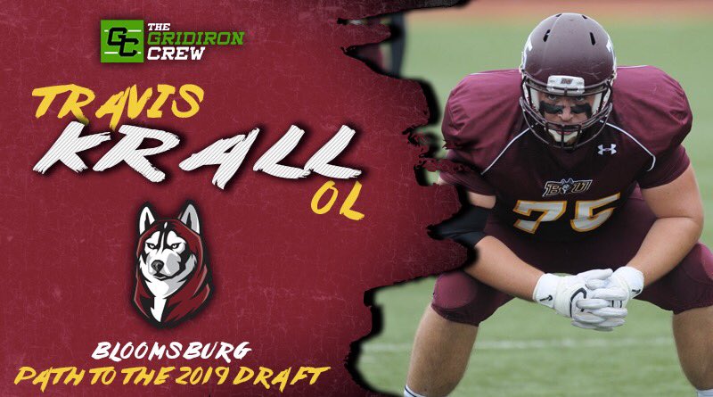 Gridiron_Crew's tweet photo. Scouts, Coaches, and GMs, here are the reasons why you should pay close attention to 2019 Draft Prospect, Travis Krall (@Tkrall_75), an OL from @BloomUFootball! #NFLDraft #DraftProspect #NFL #CFL #AAF #XFL #Football

Read our Interview: https://t.co/4esjDDusLK https://t.co/n7jIXNjVfD