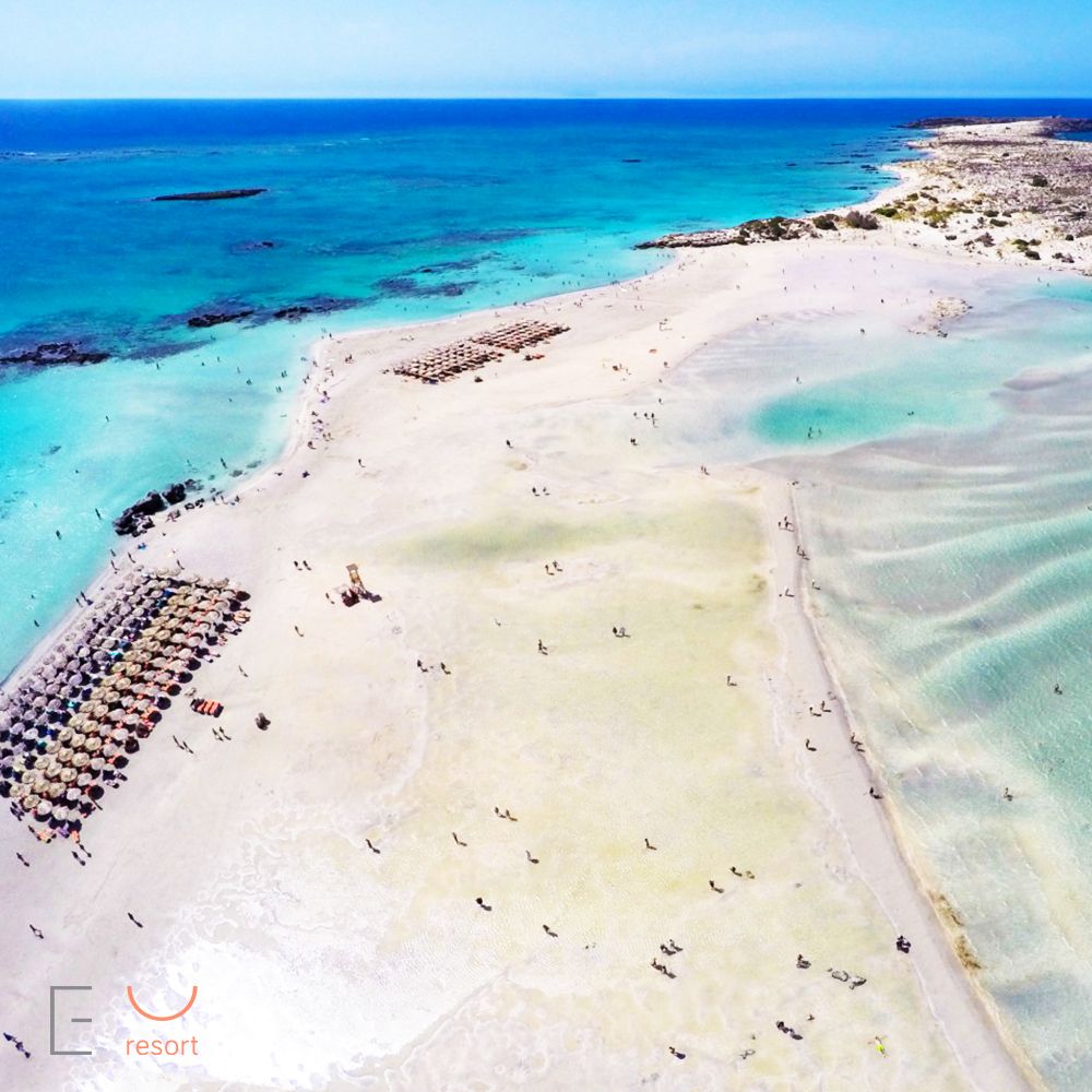 Elafonisi is one of the most popular beaches of Western Crete, well known for its shallow waters and pink sand. An endless beach, ideal for nature lovers. Don’t miss the sunset there, it’s a  unique experience! #euphoriaresort #familyresort #allinclusive #crete #chania #greece