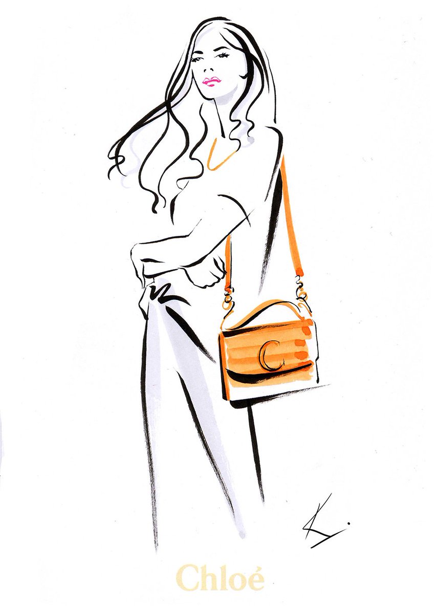 _illustrationX's tweet photo. Celebrating the Chloe C Bag : Katharine Asher draws live at an event to promote the Chloe C Bag @chloefashion #figure #people #women #event #beautiful #retail #shopping #ChloeC #bags #liveart #London #KatharineAsher #artist #illustration #drawing https://t.co/2v1HWUdUiG https://t.co/cwkwIPsGCN