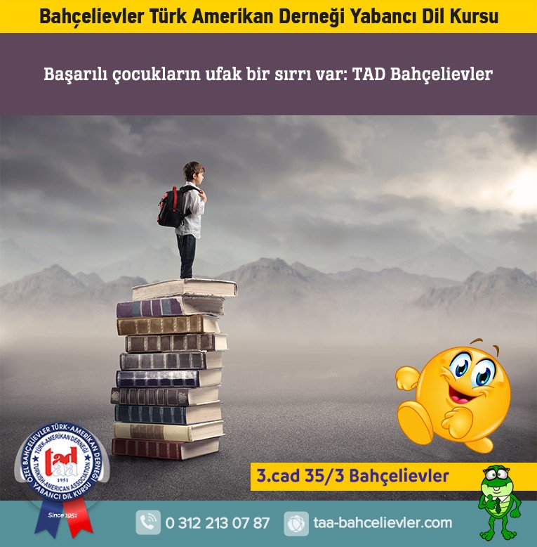 TAABahcelievler's tweet photo. Çocuklara yönelik İngilizce öğretme metotlarına hakim ve bu metotları sınıfta etkili biçimde kullanabilen, öğrenciler için ders materyali geliştirebilen, sabırlı ve sevecen eğitmenlerimizle çocuğunuzun yabancı dil eğitimine katkıda bulunuyoruz. 
https://t.co/i0zKRI9eea https://t.co/r5EagzIFuS