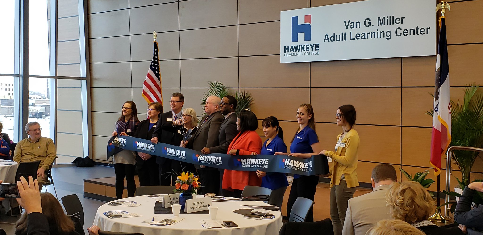 Hawkeye Community College on Twitter "The first official ribbon