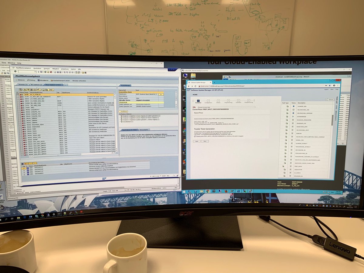 RolandKramer's tweet photo. #sitWDF back in Business #BW #BW/4 #sapupgrade to BW/4 2.0 ... https://t.co/oXJ8pFm6yj