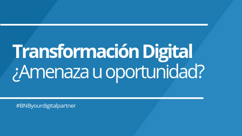 fortivus's tweet image. Transformacion Digital: ¿Amenaza u oportunidad? twi.li/n3pcp0 #Transformation #BlogPost #BNBlog #DigitalTransformation