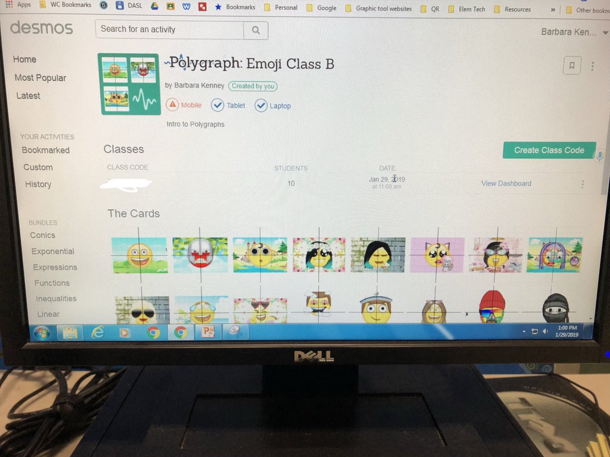 2nd gr Ss @BrantnerElem are developing collaboration, technology, math, and inquiry skills by combining a polygraph @Desmos activity with the website Angel Emoji maker. @emojicommunity @mathbarb @chrissybug24 @cincy_mathanne @elliepreston #WCconnects @lisacourtney_ @eparkerWC