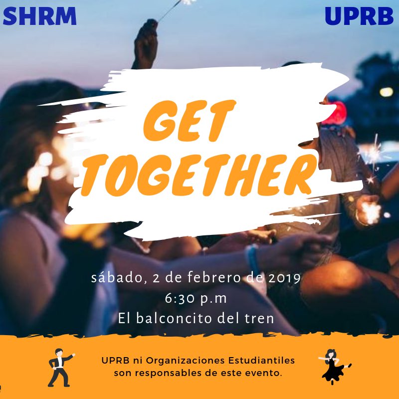 shrmuprb1's tweet photo. ¡¡VAQUEROS!!

Te invitamos a nuestro “Get Together” este próximo sábado, 2 de febrero de 2019, desde las 6:30 p.m. En el Balconcito del tren frente a Santa Rosa Mall en Bayamón. 💃🏻🕺🏻

Ven y pasa un buen rato con nosotros ¡Te esperamos! 🙌🏼🙌🏼 https://t.co/q9m2UGh9mP