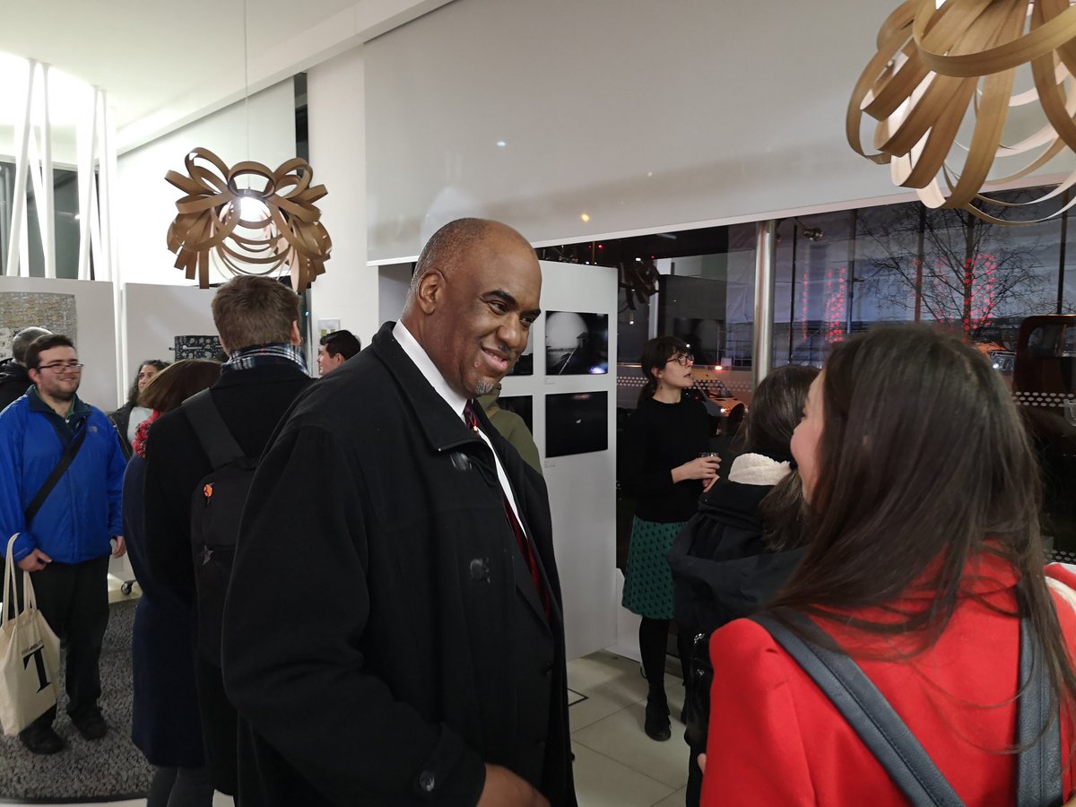 VentureArts's tweet photo. Busy start to the preview of our last exhibition of the PERSPECTIVES series this evening. This exhibition is on until 5 February at Manchester One- 53 Portland Street, M1 3LD.
#PERSPECTIVESVA https://t.co/ZTid3FycTw