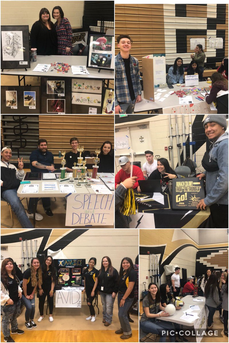 8th grade visits today. So many great things happening at BCHS. #thunderpride 🖤💛