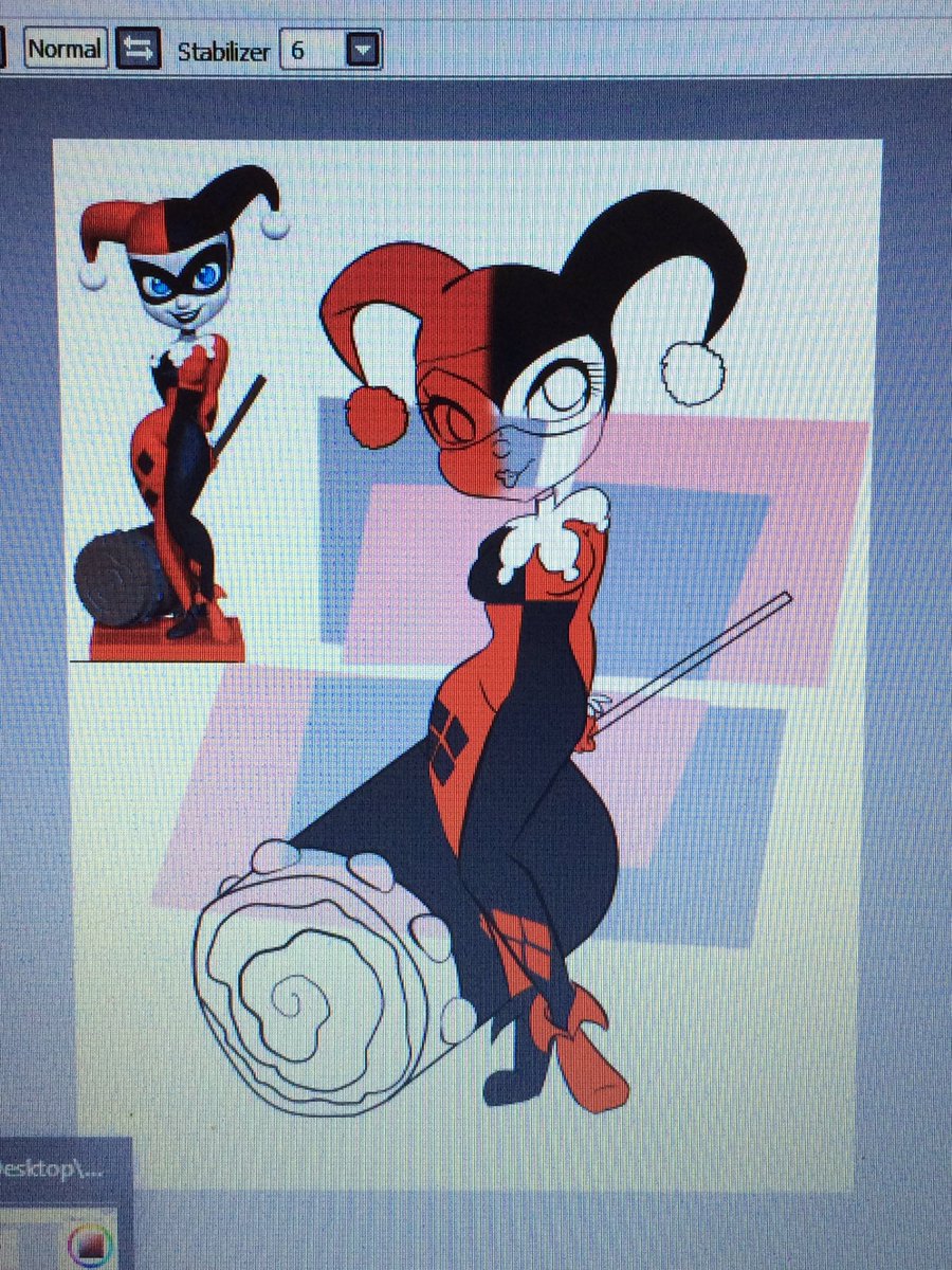 linkatherussian's tweet photo. #HarleyQuinn #Fanart #DCComics #FanArtFun #Poster https://t.co/K8sdaf3aT4