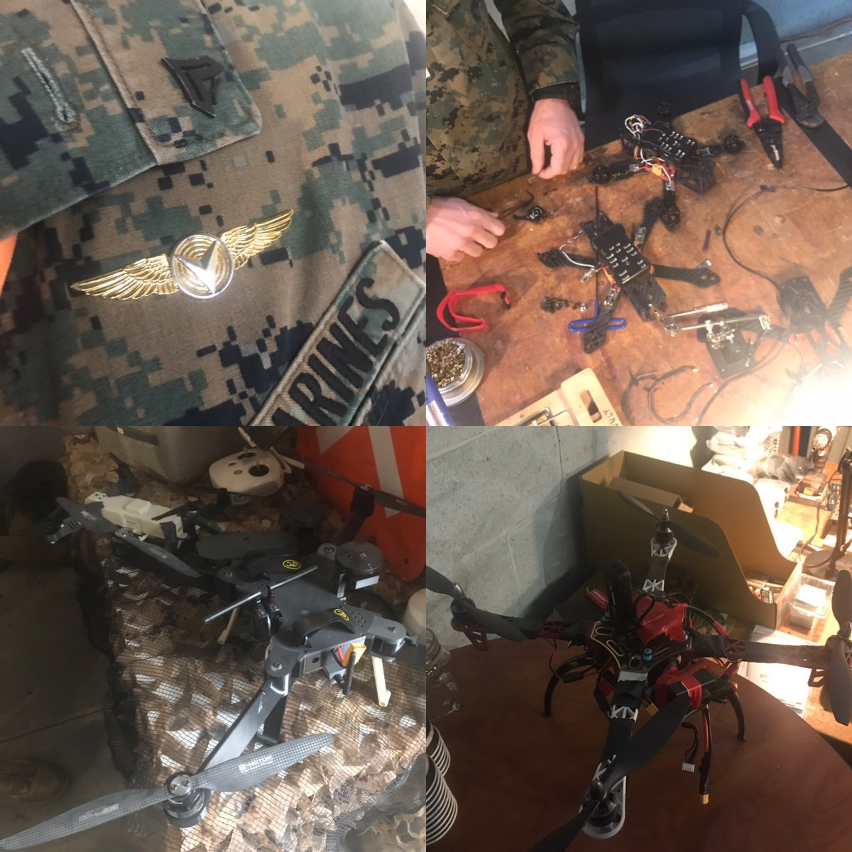 Great to meet today’s Warriors training to innovate and employ tactical drones for the Force at <a href="/MarineMakers/">Marine Maker</a>.  #dronewars #innovation #Marines