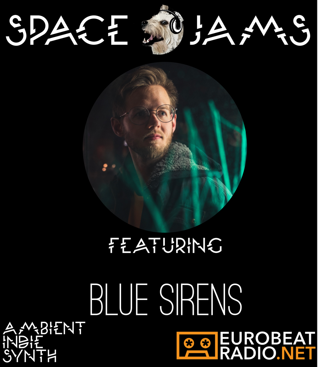 SpaceJamsRadio's tweet photo. Airing all week #SpaceJams 2.4 featuring #Bluesirens

An ambient synth journey of pure euphoria
Featuring music from @TheFrixionBand, @Night_Vision_UK
, @prodbyjpants, @RoxiDrive @247retromusic, @Coleursmusic, 

Tonight on @RadioEurobeat
8-10PM GMT

https://t.co/yVPwR2ZO8l https://t.co/IslBMkMOcU