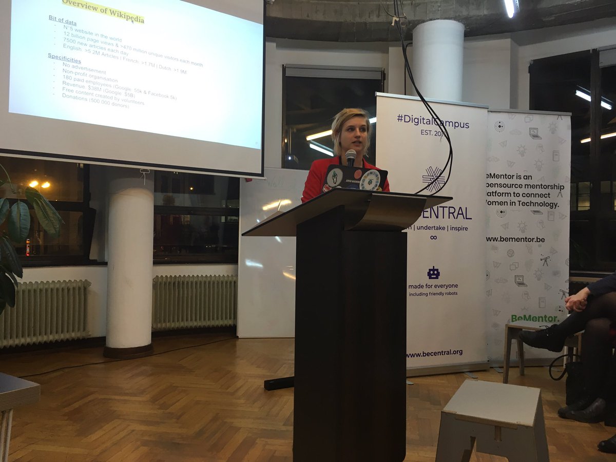 DidierGosuin's tweet photo. Seulement 20% des femmes sont présentes sur Wikipedia. Aujourd’hui, des femmes et des hommes se sont rassemblés pour changer ça ! @BeCentralBxl #BeMentor #PlanNextTech #hackthegendergap https://t.co/V5joilzF0R