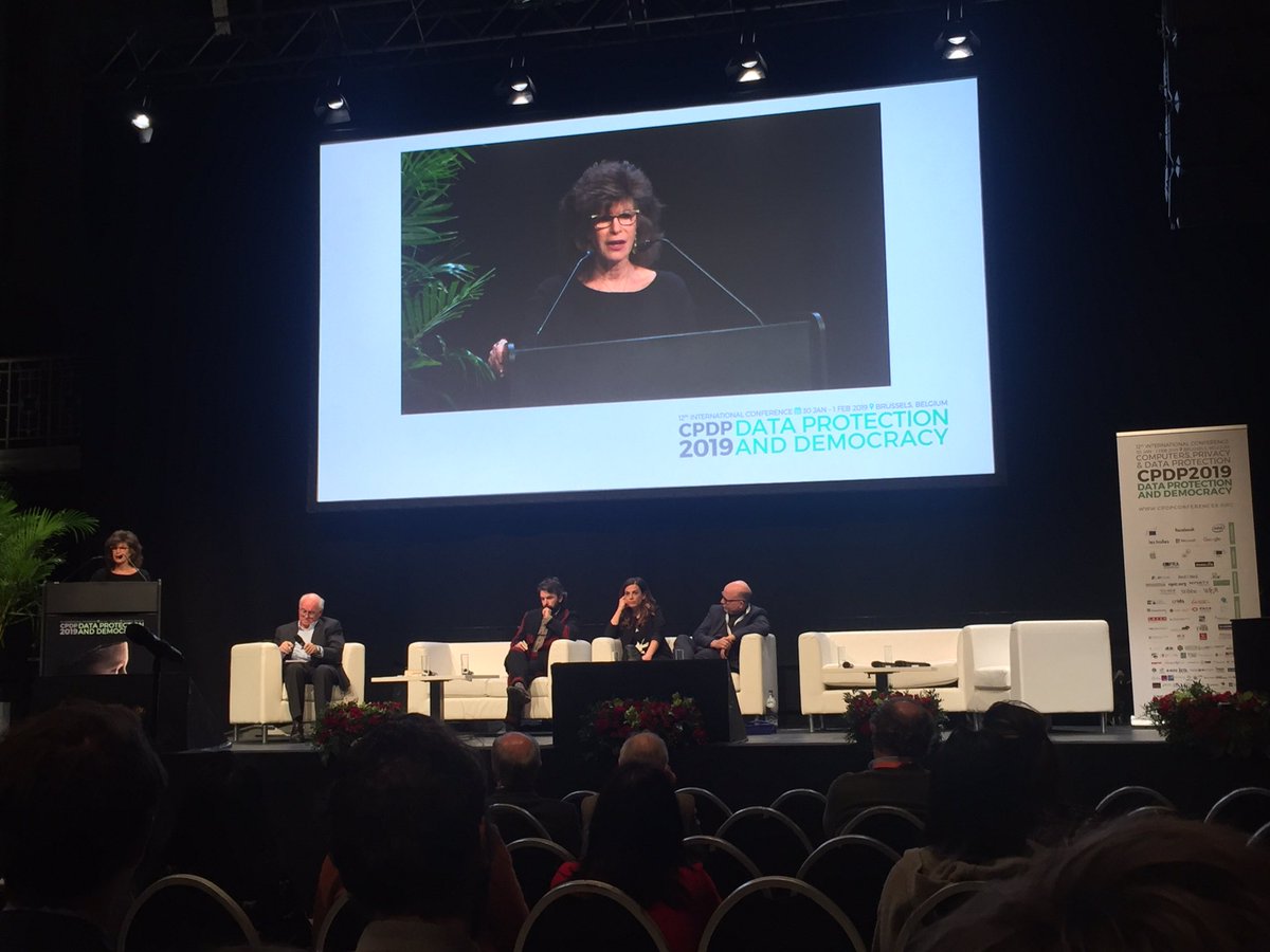 SPECTRE_Project's tweet image. Shoshana Zuboff presenting some insights from her book #SurveillanceCapitalism #CPDP2019
