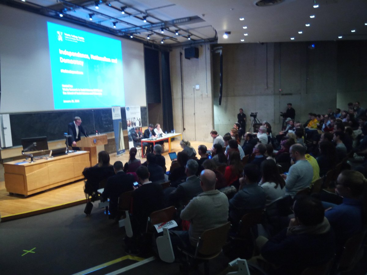 #TalkIndependence <a href="/MarvinSuesse/">Marvin Suesse</a> discussing the measurable costs of secession <a href="/tcdeconomics/">Department of Economics, Trinity College Dublin</a> <a href="/tcddublin/">Trinity College Dublin</a>