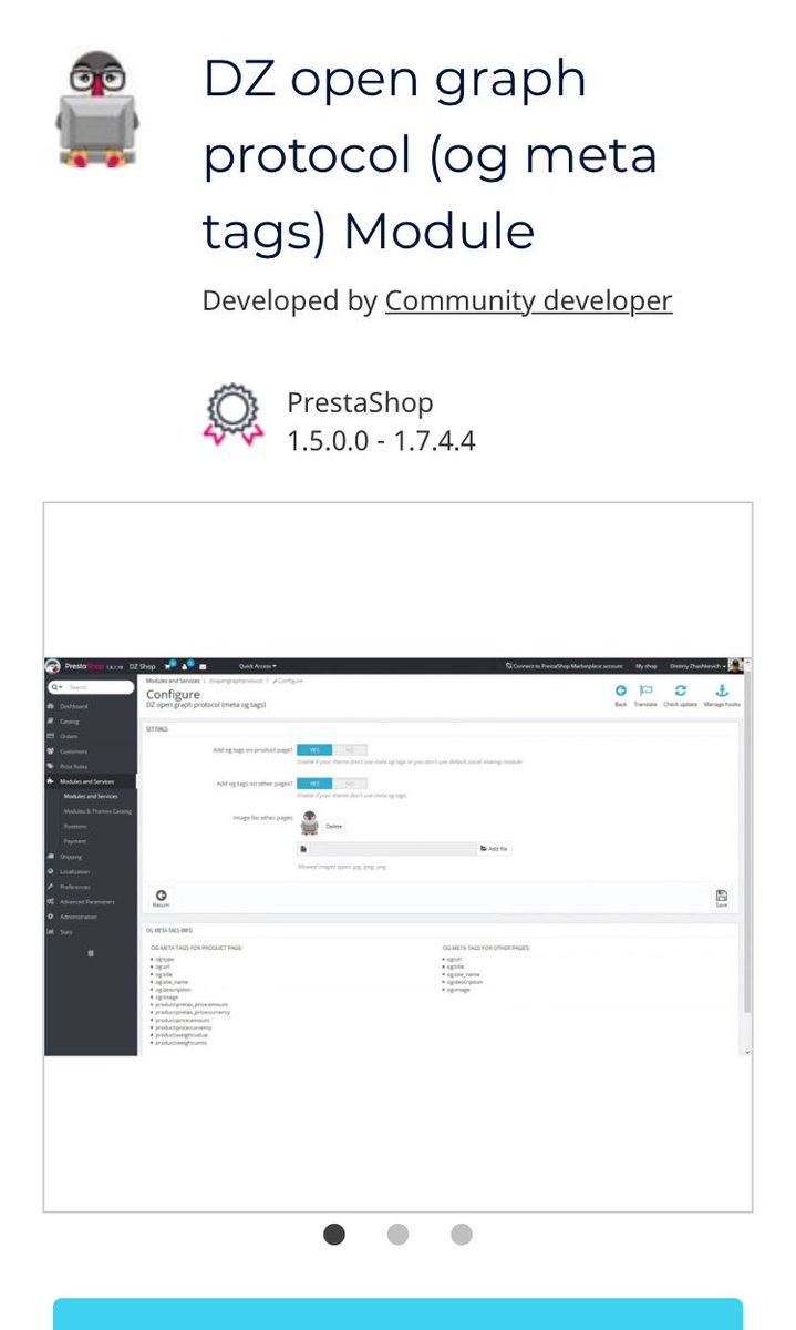 Support__PS's tweet image. DZ open graph protocol (og meta tags) Module addons.prestashop.com/en/products-on…
