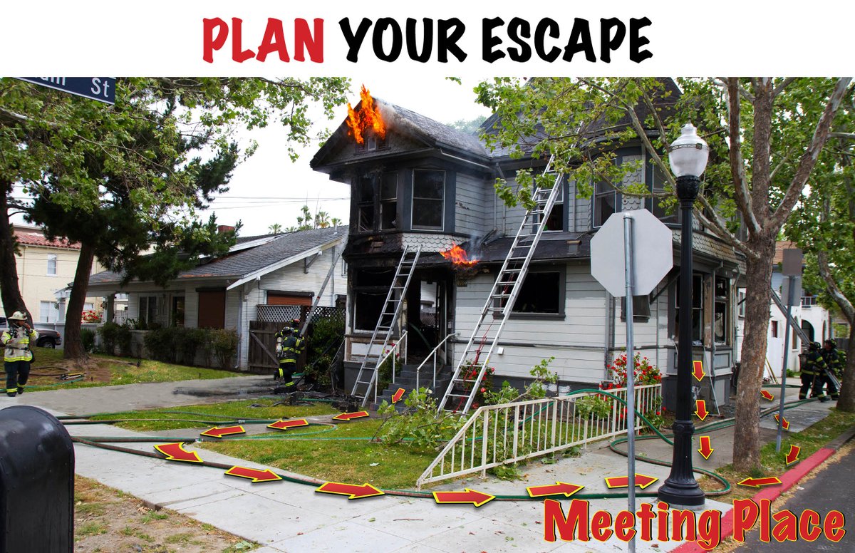 Do you have a home fire escape plan? If a fire occurred in your home tonight, would your family get out safely? When seconds count, everyone must know what to do & where to go when the smoke alarm sounds. Make a plan & conduct a #homefiredrill (tonight). bit.ly/2QKKNoX