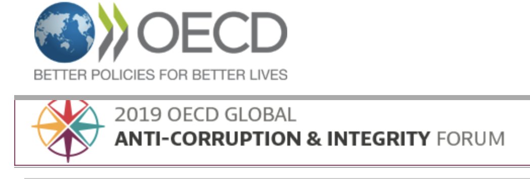 Register today for @OECD Global Anti-Corruption & Integrity Forum 2019! More info: oecd.org/corruption/int… #OECDintegrity #TaxJustice #anticorruption #DataProtection #bigdata #AML #PublicSector