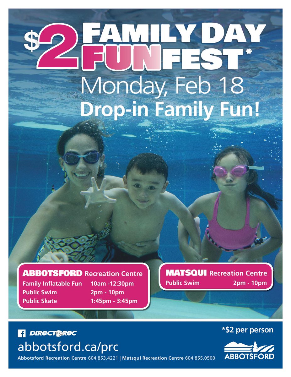 We hope your family will spend Family Day with us this year! https://t.co/sDsPBVjFdG