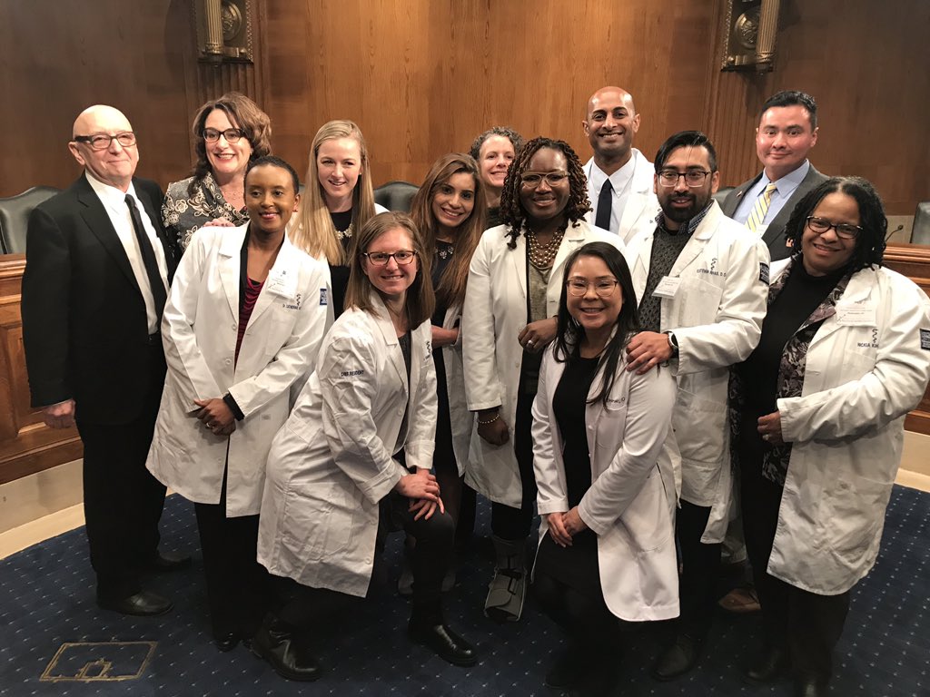 NFMResidency_DC's tweet photo. Advocating about essential programs (@AATHCGME @NACHC &amp; @NHSCorps) that are helping train and place physicians where they are needed the most. Thank you @SenAlexander @PattyMurray @lisamurkowski @timkaine @SenJackyRosen @MittRomney @SenWarren @DougJones for helping support them! https://t.co/hGuRsy2BvS
