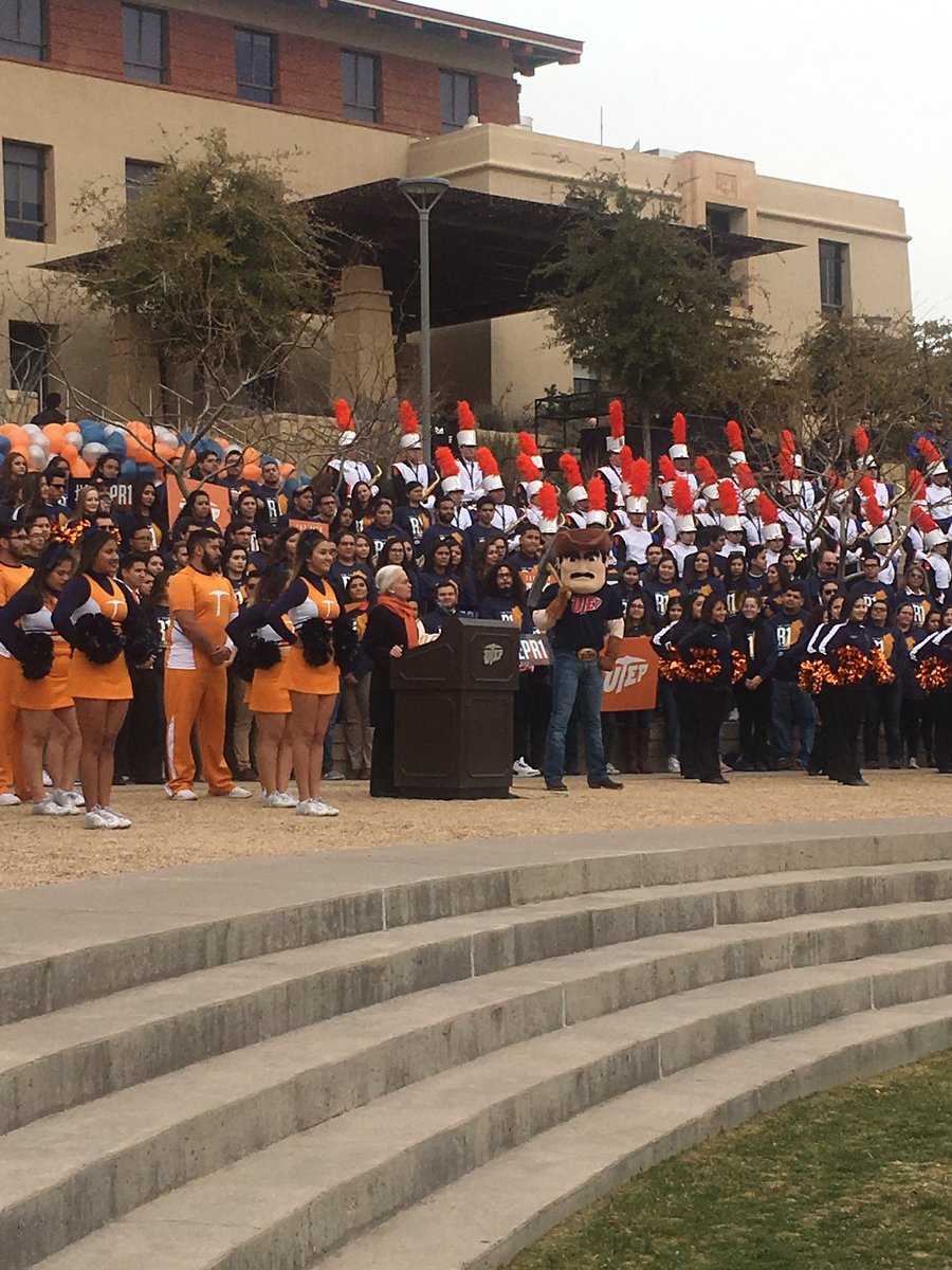 So proud to have helped UTEP reach the top tier research status that puts students and faculty on the same level as scholars at Stanford, MIT, and Harvard.