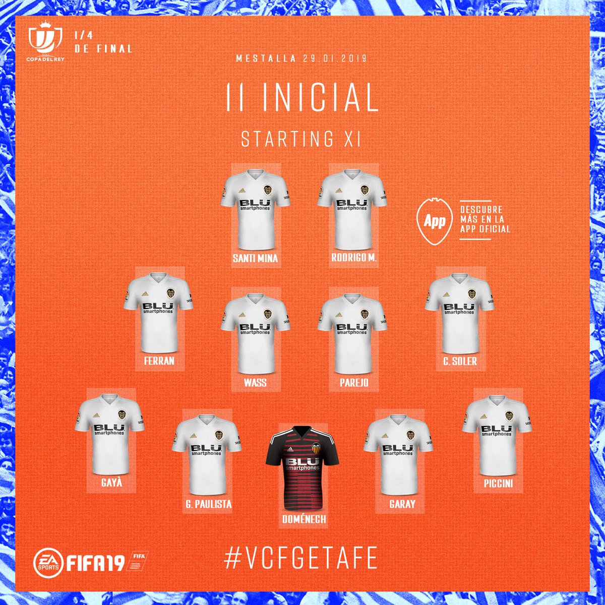 Our XI for #VCFGetafe