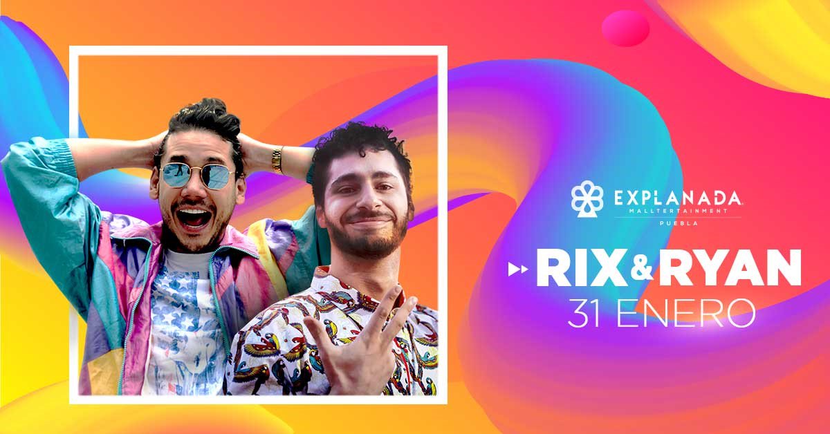 ExplanadaPueb's tweet photo. No te pierdas la presentación de @DebRyanShow y @rix en #ExplanadaPuebla el jueves 31 de enero a las 5:00 pm. Te esperamos!

#EsMalltertainment #Vivedetodo https://t.co/4JwWZAnTVZ