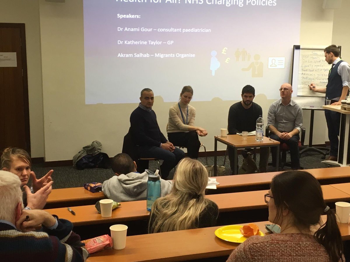 Organising meeting taking place in St George’s Hospital against the Hostile Environment and migrant charging <a href="/Medact/">Medact</a> <a href="/DocsNotCops/">DocsNotCops</a>