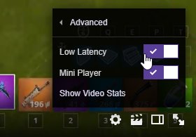 We have opted into the @Twitch #LowLatencyVideo beta. Using #Chrome settings the usual delay is cut down to as low as 1.5 seconds! This is awesome for #InteractiveStreaming with near instant interactivity with YOU while #streaming Let us know how this affects your latency!