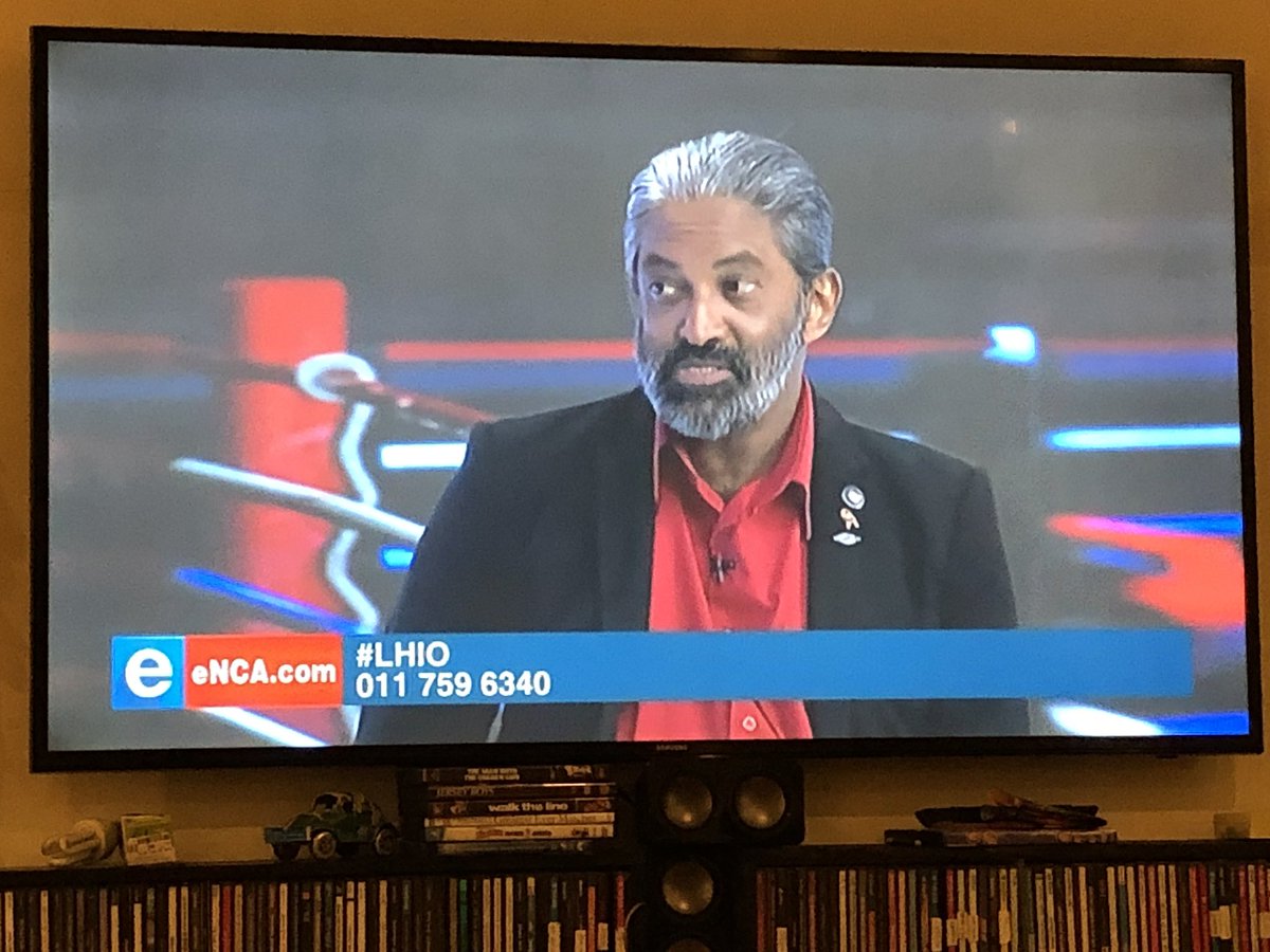 PriscillaUrq's tweet photo. Catch @KanthanPillay on @eNCA right now! #LetsHaveItOut @purplecowmobi https://t.co/gEoGTzYlin