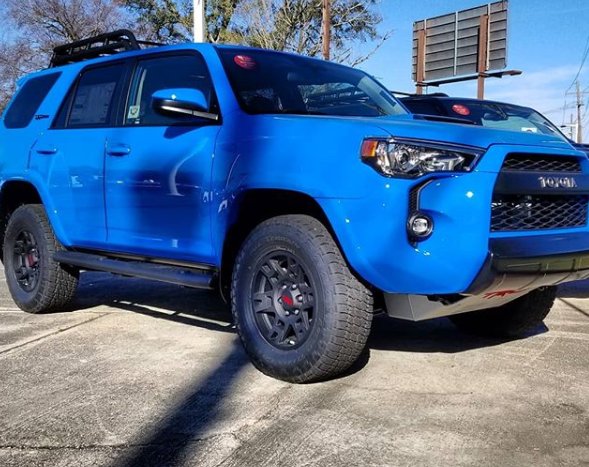 Up for any adventure, just like you! This 2019 #Toyota 4Runner TRD Off-Road is ready to roll! 😎 #VooDooBlue #Adventure #OffRoad