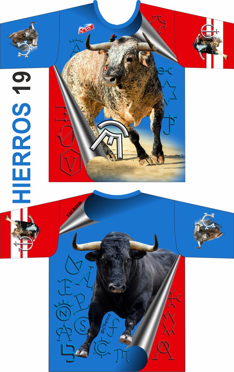 Buenas noches amigos.Ya en nuestro Facebook al-limite el sorteo de la 2 novedad en camisetas "HIERROS" preciosa camiseta en homenaje a todas las ganaderías de España.Esperemos que os guste ya a la venta en el tlfn 667344523.A participar