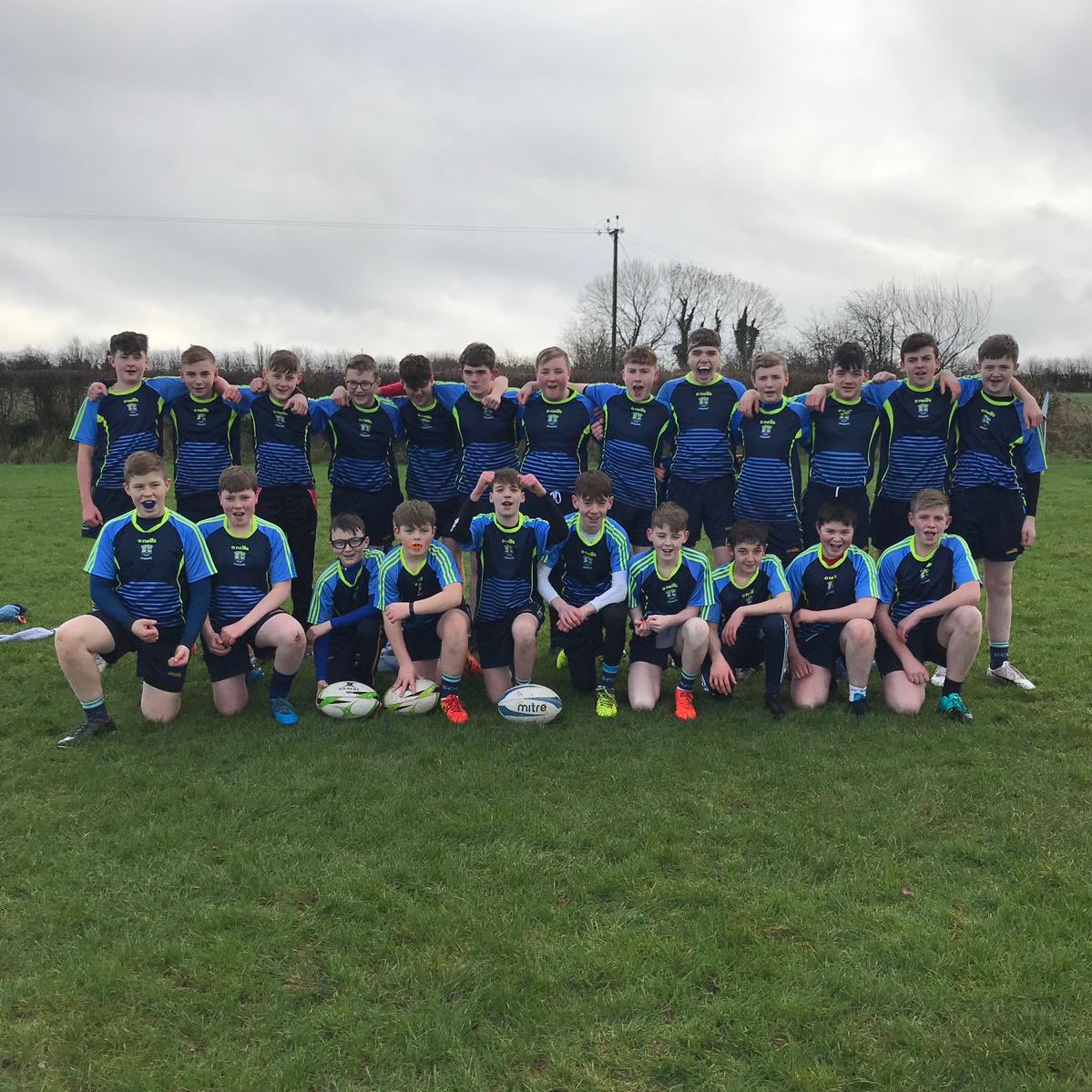 Well done to St Conor’s U14 rugby team from Kilrea/Clady who took part in their first ever 15-a-side blitz today. Some great rugby played! #growingURgame