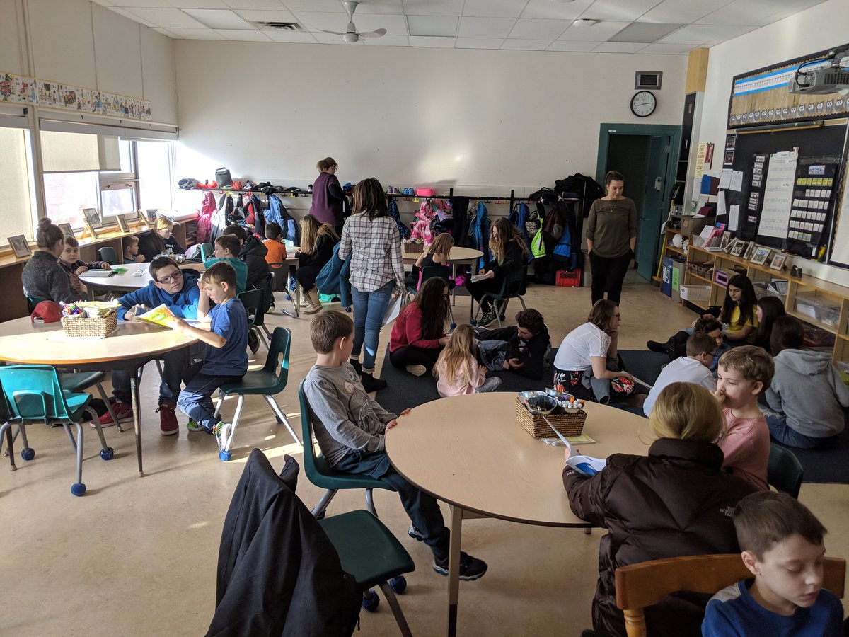 Central Senior Grade 8s authored and illustrated books to read to Alexandra 2/3s. #tldsblearns #authenticliteracy #feedallfour