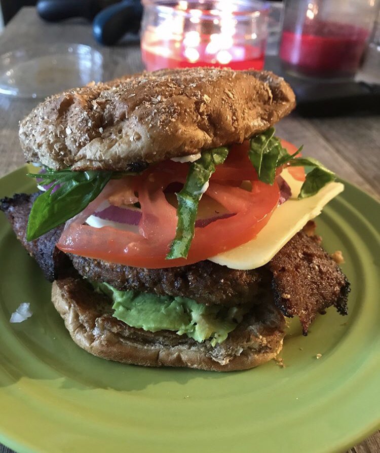 Decided to finally make my own “what vegans eat” food thread.. starting with black bean and sweet potato burgers