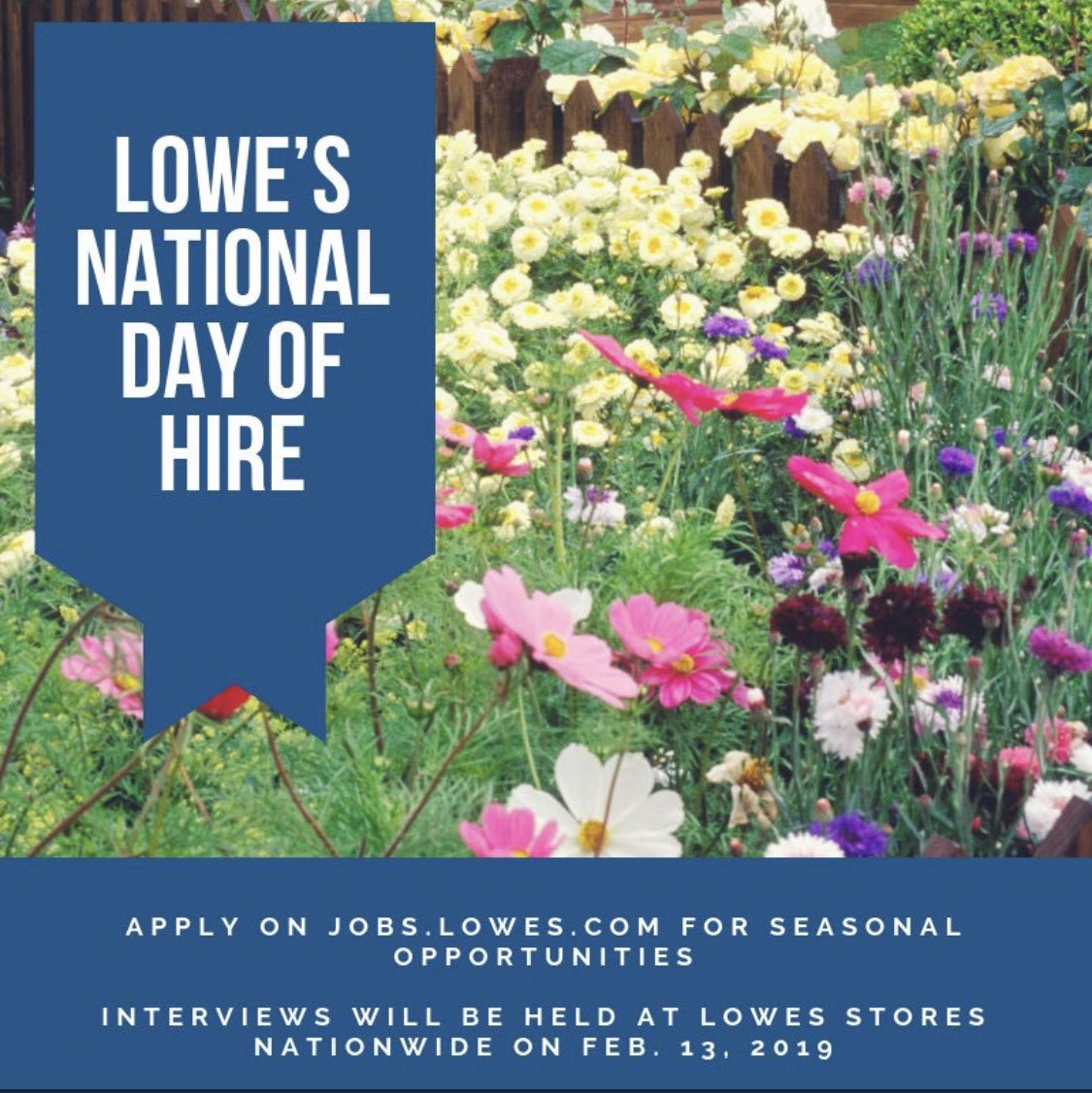 Denny4461's tweet photo. Lowe's of Altoona, PA  is looking to hire customer centric employees!! You want to make a difference?  Interviews being held, February 13, from 10am to 4pm. https://t.co/cagChzTB02