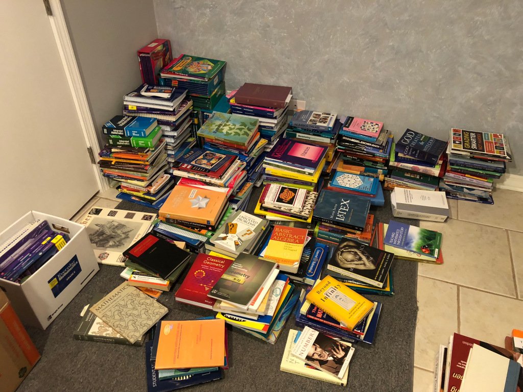 KellyDarkeMath's tweet image. Do your Math Books Spark Joy? This post is a bit long. Sorry no time to tidy it further. Inspired by @MarieKondo, words from @ilana_horn, and #mathbookmagic of the magnificent Theoni Pappas! #MtBos #iteachmath mathbookmagic.com/2019/01/29/do-…