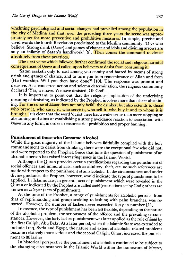 Islam successfully removed alcoholism from Arabia via it's step by step prohibition in the Middle Ages, by replacing dependency on alcoholism with a religious community that supported addicts. Religion is the most effective way to combat addiction https://onlinelibrary.wiley.com/doi/abs/10.1111/j.1360-0443.1981.tb00230.x