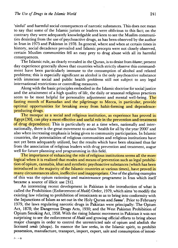 Islam successfully removed alcoholism from Arabia via it's step by step prohibition in the Middle Ages, by replacing dependency on alcoholism with a religious community that supported addicts. Religion is the most effective way to combat addiction https://onlinelibrary.wiley.com/doi/abs/10.1111/j.1360-0443.1981.tb00230.x