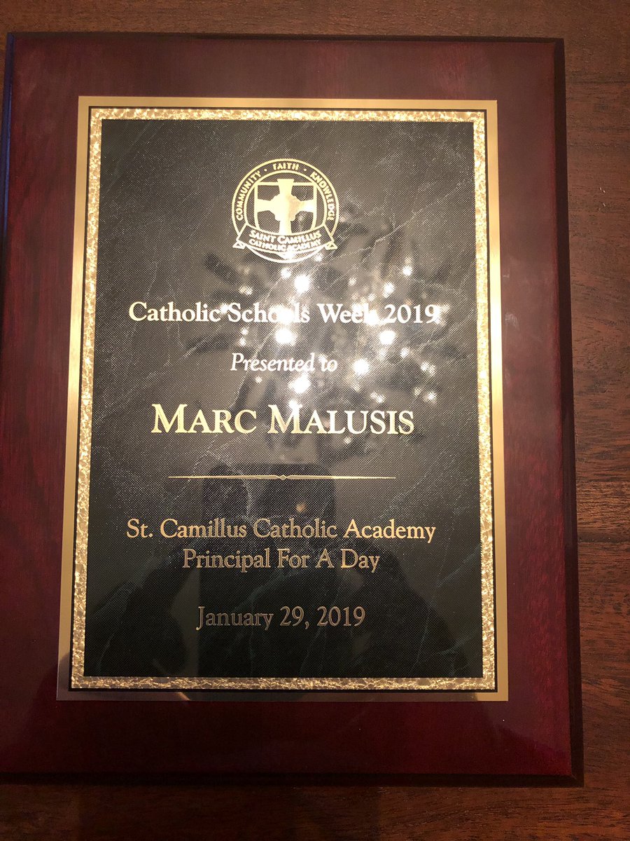 MarcMalusis's tweet photo. Only for a day, haha! Thank you @camillus_st https://t.co/UFFLPVFD81