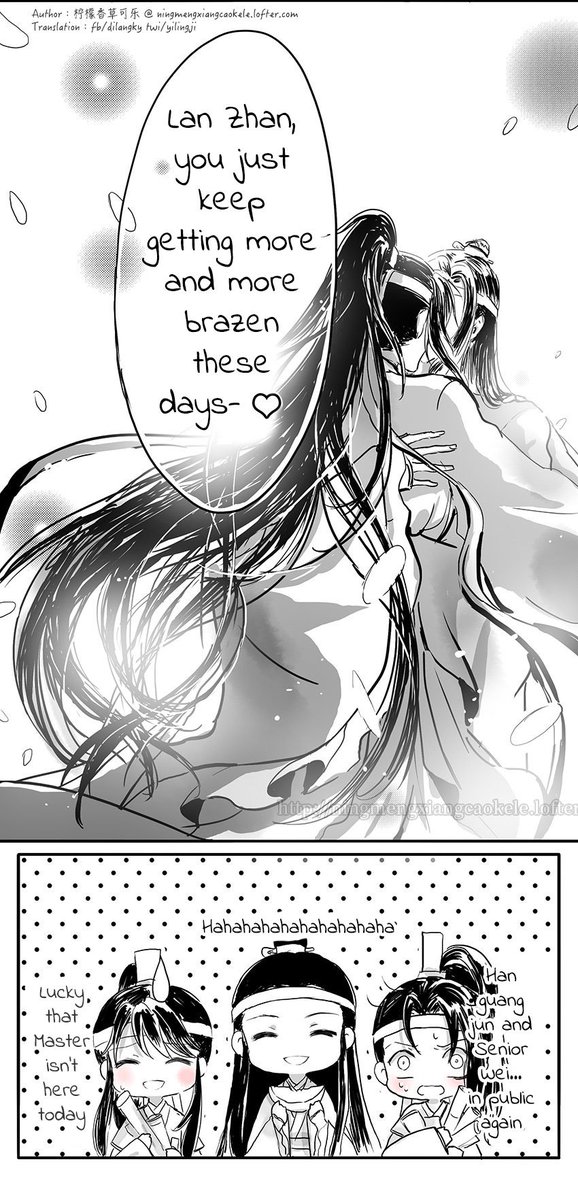 yilingji's tweet photo. "Happy birthday" 2
By 柠檬香草可乐 @ https://t.co/uD3Z2UrIdG 
Translated with permission. #魔道祖师 #忘羡

did LWJ mean "whether you wear [anything] or not, you're still mine?" 🤔

(according to baidu 暗戳戳 means secretly in Shanghai-ese, correct me if I'm wrong) https://t.co/vAuEfAFeUi