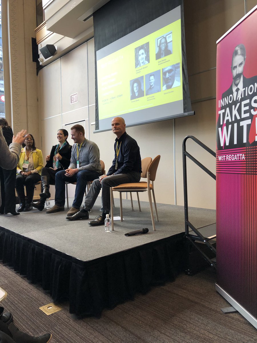 “Think about starting your day from a place of possibilities”. What is it that you want to create?  #vanwit19 #relationshipsarethetruecurrecy