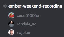 Ember Weekend tweet media