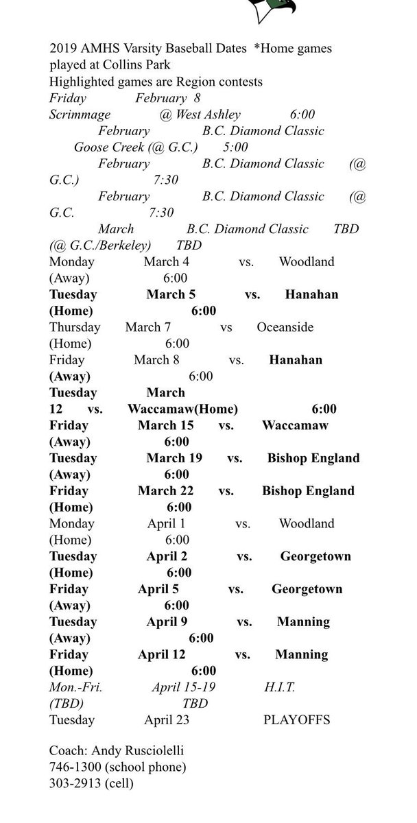 AMHS BASEBALL tweet media