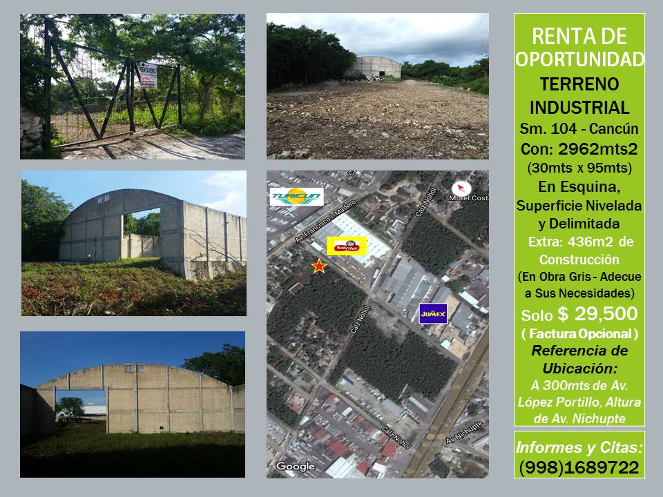 wviviendas (@wviviendas1) on Twitter photo RT #Renta #Terreno Industrial Nivelado Con Construccion - 2962mts2 - Sm.104 #cancun -$ 29,500 - Cel. 9981689722 - #Felizmartes #Buenmartes #martes #tuesday #TuesdayMotivation #tuesdaySelfie #buenastardes #casas #cancun <a href="/Cancunflash/">Cancun Flash</a> <a href="/CancunLike/">CANCÚN LIKE</a> <a href="/cancunvyr/">Cancun Venta, Compra</a> <a href="/VivoCancun/">VivoCancun</a> <a href="/VivoEnCancun/">Vivo en Cancún 🏖️</a> RT #Renta #Terreno Industrial Nivelado Con Construccion - 2962mts2 - Sm.104 #cancun -$ 29,500 - Cel. 9981689722 - #Felizmartes #Buenmartes #martes #tuesday #TuesdayMotivation #tuesdaySelfie #buenastardes #casas #cancun <a href="/Cancunflash/">Cancun Flash</a> <a href="/CancunLike/">CANCÚN LIKE</a> <a href="/cancunvyr/">Cancun Venta, Compra</a> <a href="/VivoCancun/">VivoCancun</a> <a href="/VivoEnCancun/">Vivo en Cancún 🏖️</a>