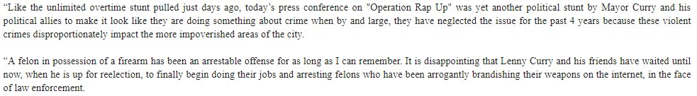 wjxt4's tweet photo. .@AnnaBrosche releases blistering statement in response to press conference on #OperationRapUp, accuses @lennycurry and company of waiting until he's up for re-election to "begin doing their jobs." -- https://t.co/meoSAXR1sU https://t.co/caqHWxPSx3