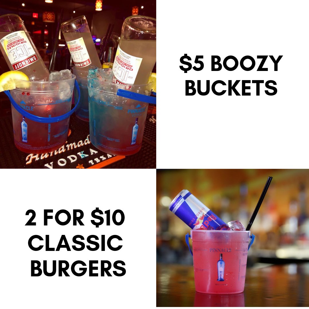 No classes tomorrow? Come get Bucked Up at Two Bucks! Karaoke starts at 9pm!