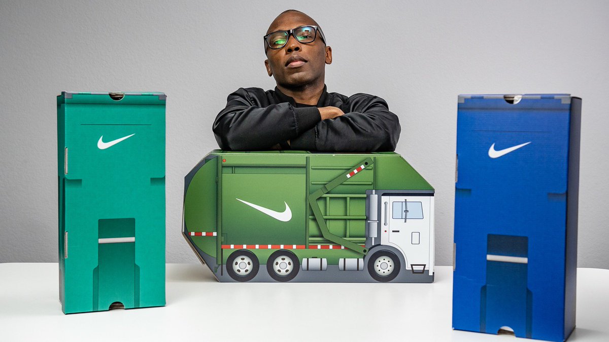 nike garbage truck shoe box